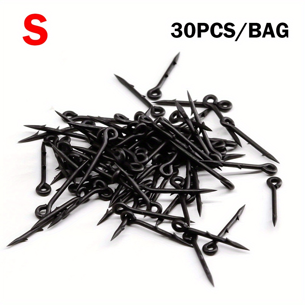 Image of 30pcs/bag Carp Fishing Accessories Maggot Bait Spike Hair Ronnie Rig Carp Hook Bait Pop Up Boilies Pin For Carp Tackle Needle