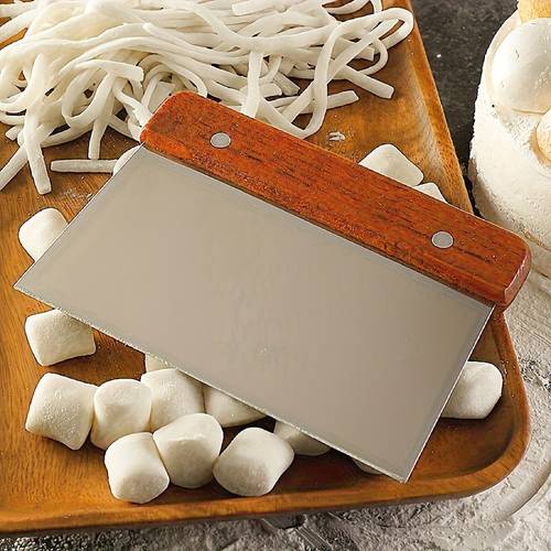 multifunctional stainless steel kitchen tool dough cutter vegetable chopper scraper baking additions