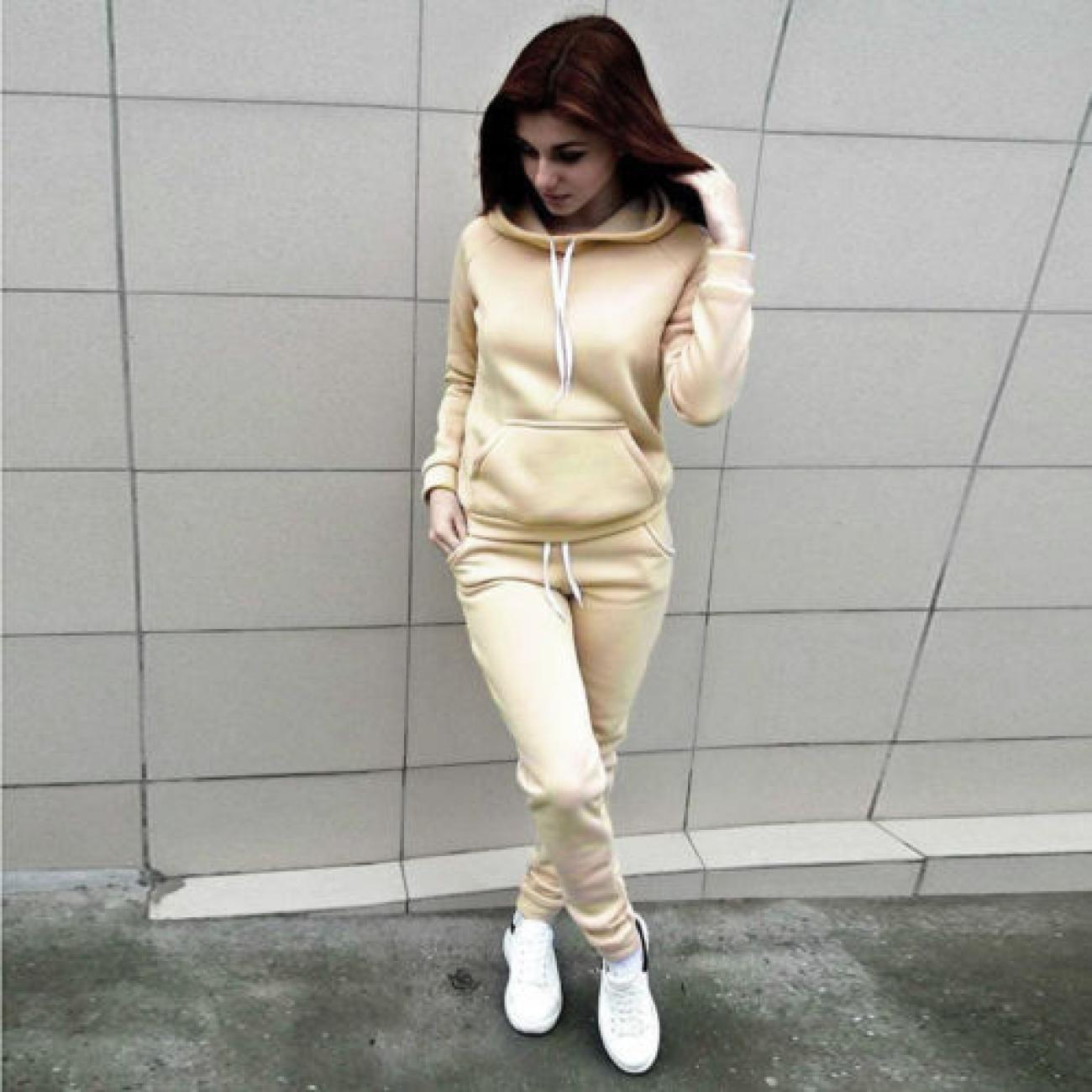 

Sweatsuits For Women Set 2 Piece Outfits Long Sleeve Hoodie Oversized Sweatshirt Jogger Pants Casual Tracksuit Sets