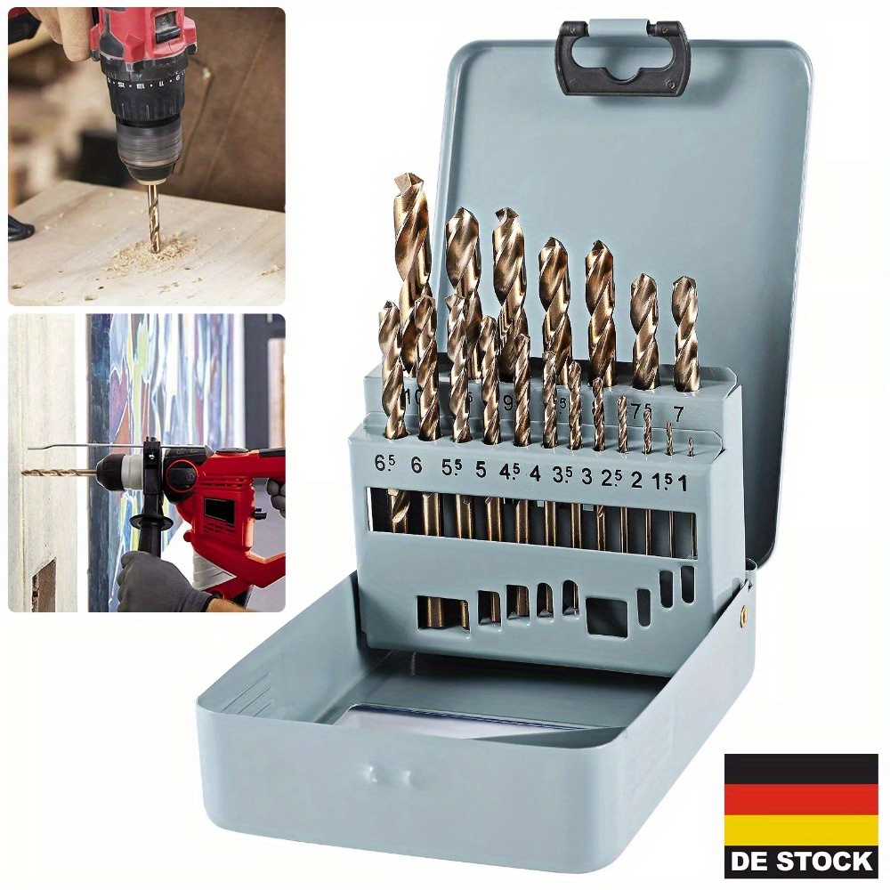 

Hsse Cobalt Twist Drill Bit Set 1 - 10mm Drill Bit Extreme Drill Bit Set Metal Drill Bits