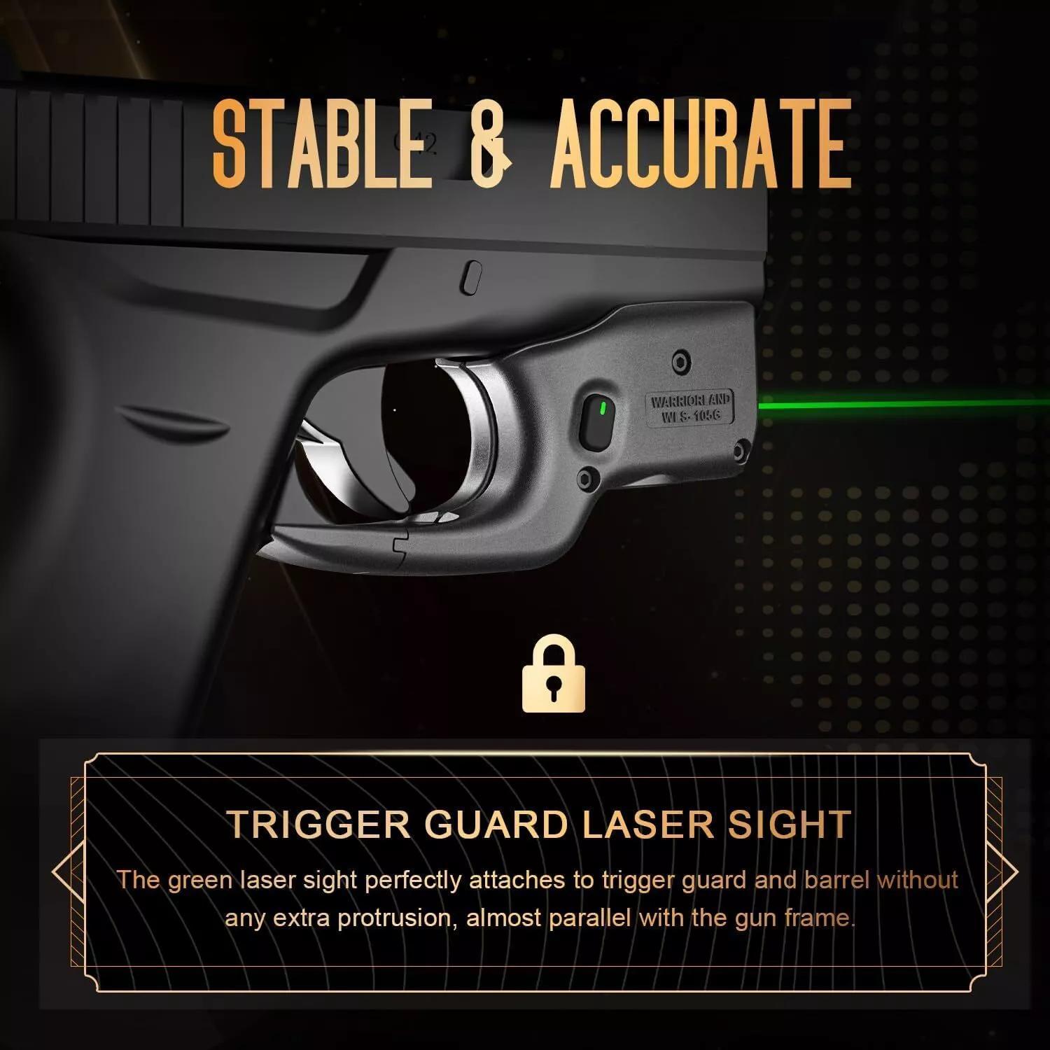 Precision Shooting with Green Laser Sight