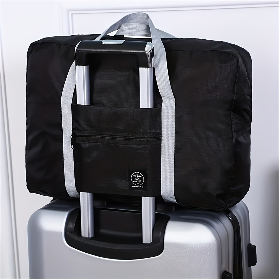1pc Foldable Travel Storage Bag with Zipper Closure - Large Capacity Lightweight Polyester Organizer for Clothes, Underwear, Towels & Socks, Multi-Color Options, Hand Washable, Clothes Storage, Portable Clothing Organizer, Convenient Carryall