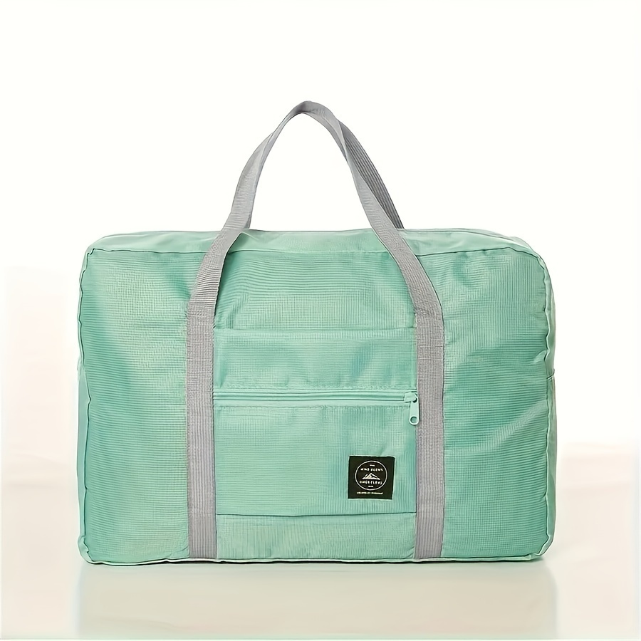 1pc Foldable Travel Storage Bag with Zipper Closure - Large Capacity Lightweight Polyester Organizer for Clothes, Underwear, Towels & Socks, Multi-Color Options, Hand Washable, Clothes Storage, Portable Clothing Organizer, Convenient Carryall