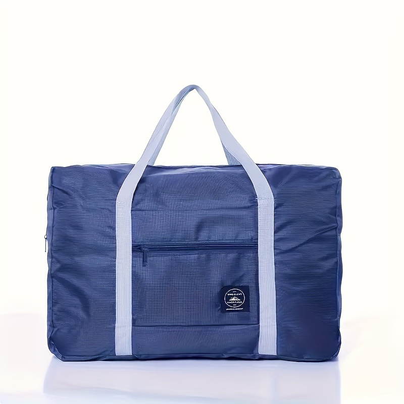 1pc Foldable Travel Storage Bag with Zipper Closure - Large Capacity Lightweight Polyester Organizer for Clothes, Underwear, Towels & Socks, Multi-Color Options, Hand Washable, Clothes Storage, Portable Clothing Organizer, Convenient Carryall