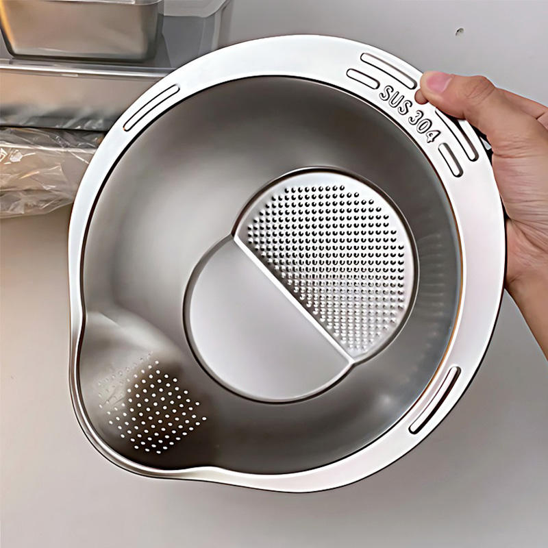 TEMU [customer Favorite] 304 Stainless Steel Washing - Multipurpose Strainer For Vegetables & Grains, - Drain Basket