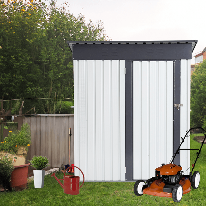 Storage Shed Lift Shed Metal Suitable Outdoor Garden Storage - Temu