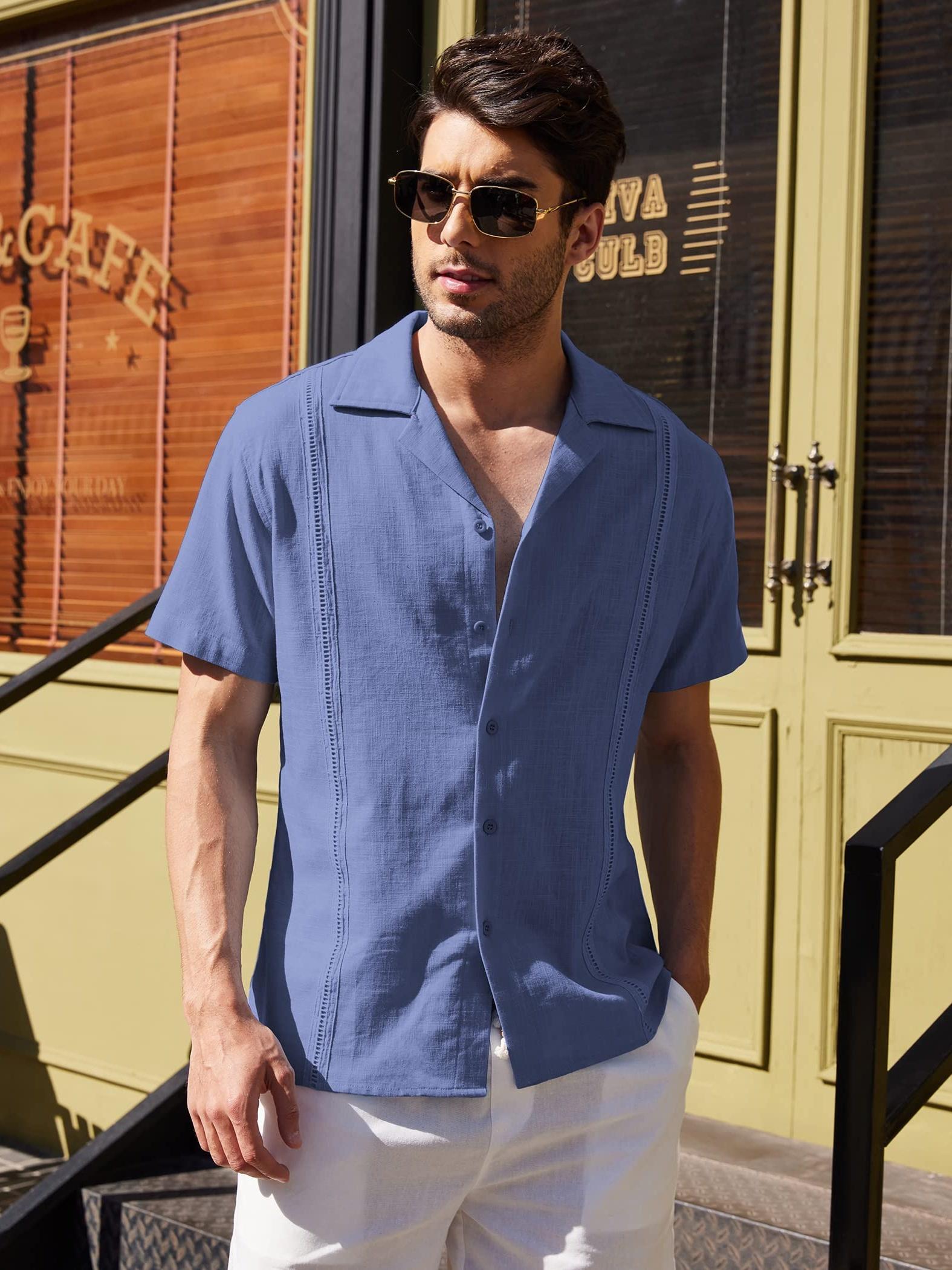 Chemise homme Harbor Bay 2XL multicolore à carreaux manches courtes