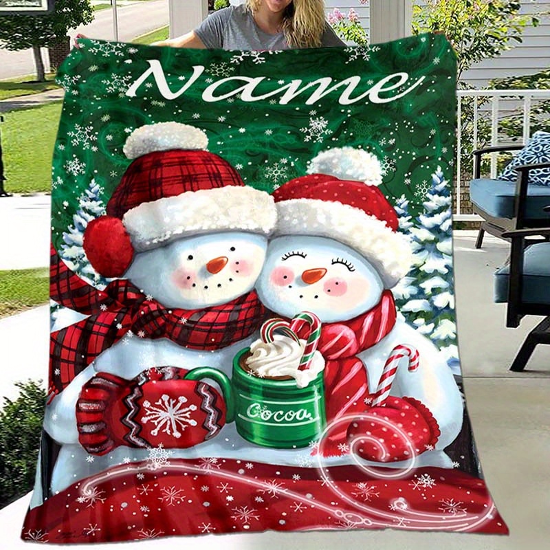 

Personalized Christmas Blanket - , For & - For &