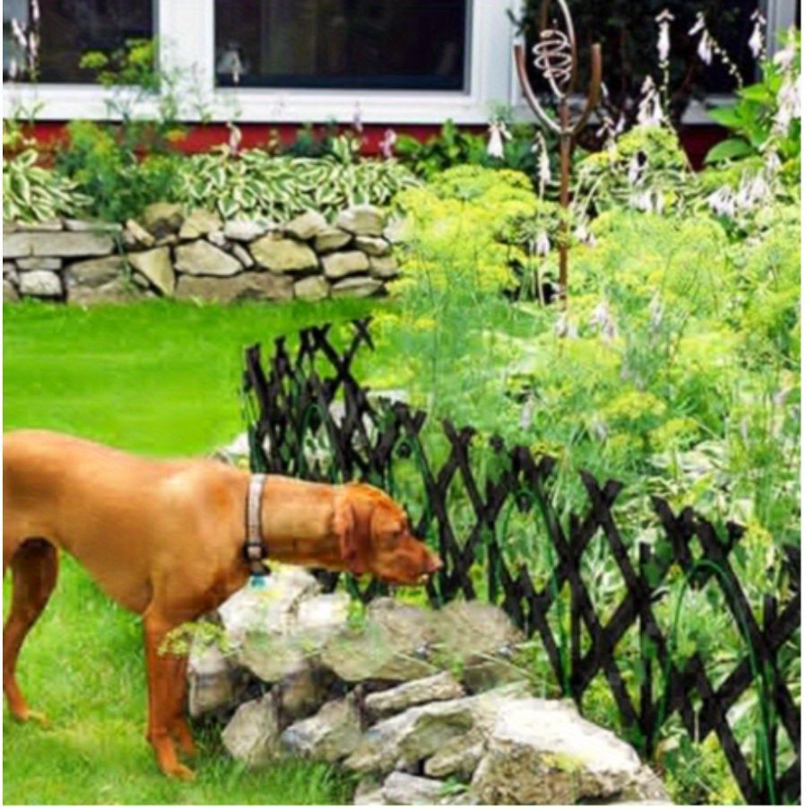 Decorative Garden Fence Small Animal Barrier Fence No Dig - Temu