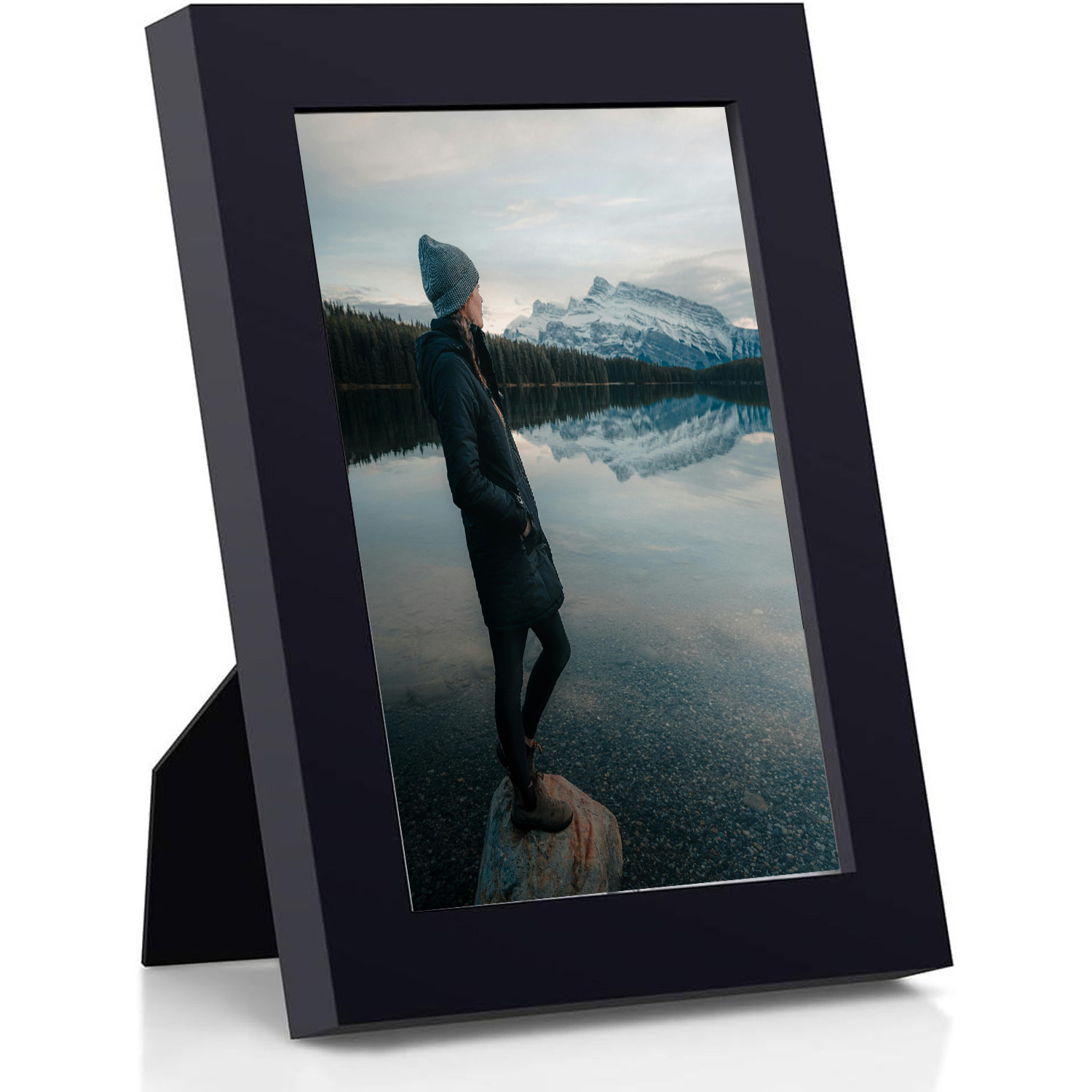 

Custom Photo Frame - Personalize Your Space With Uploaded Photos, Classic Rectangular Design For Desk Or Wall Decor Personalized Wall Decor Pictures Customize