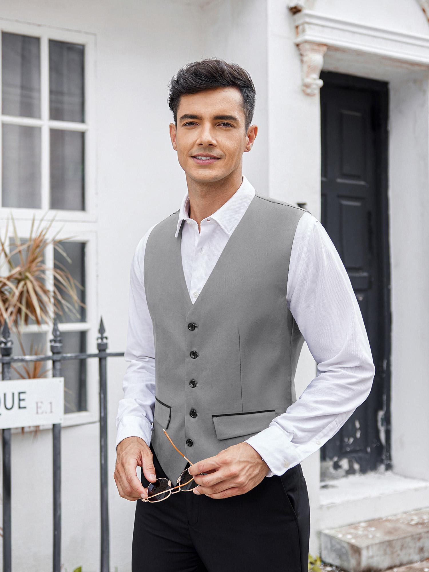 Gilet Vintage Homme En Laine Chevrons – Mariage, Chasse, Cérémonie – Neuf Avec étiquettes