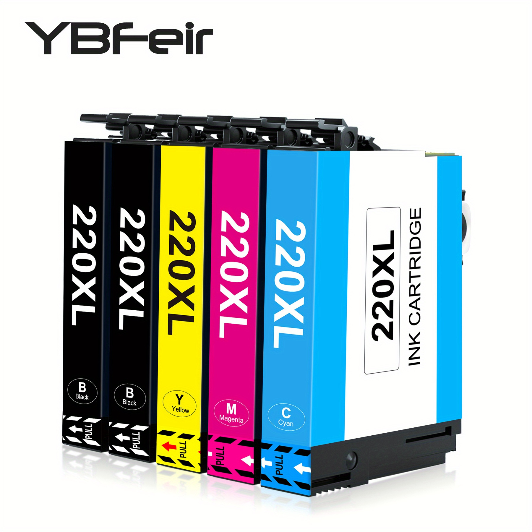 

5x 220xl T220xl Ink For Epson Xp320 Xp420 Xp424 Wf2630 Wf2650 Wf2660 Wf2750