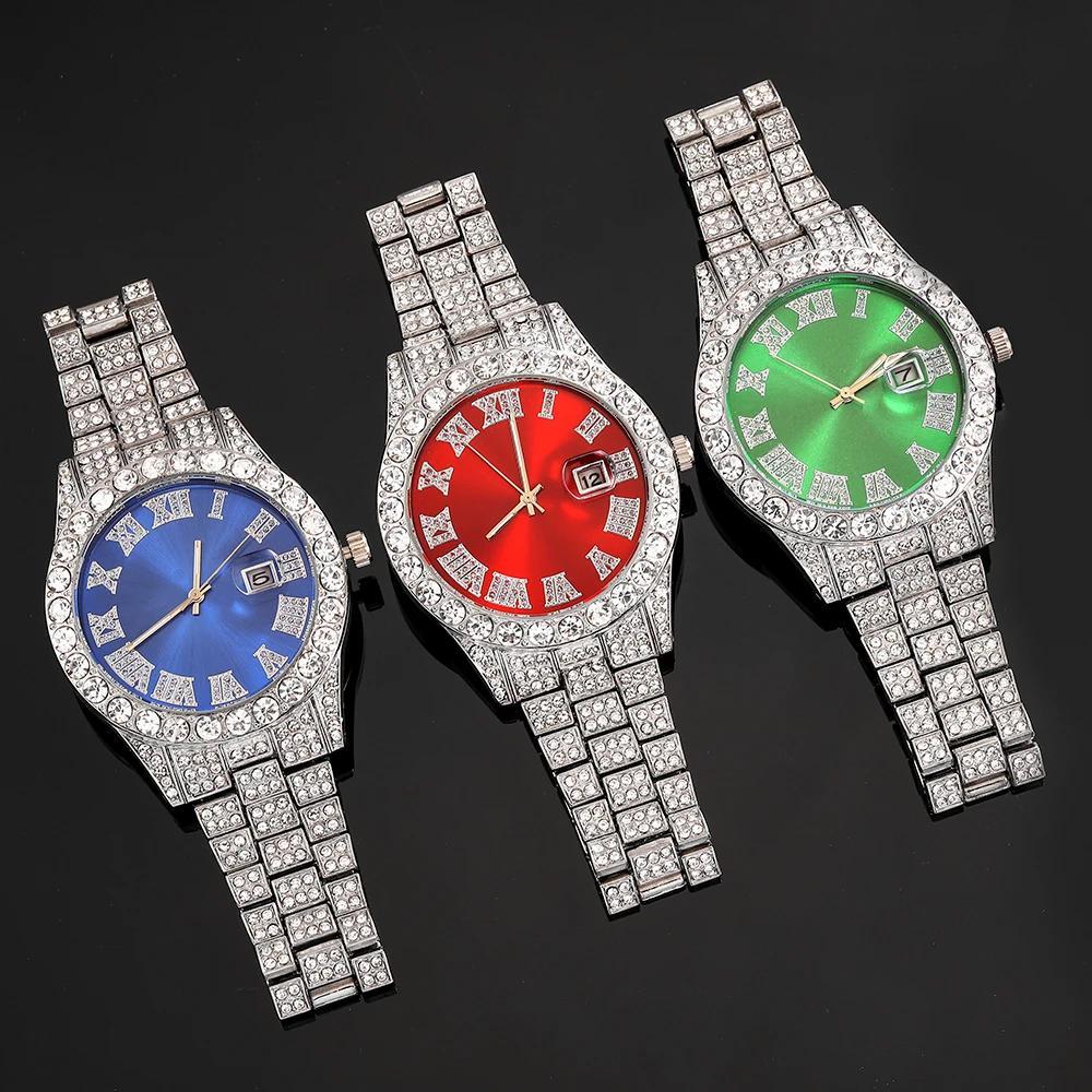 4pcs set mens   wrist watch cross   jewelry set for men women details 3