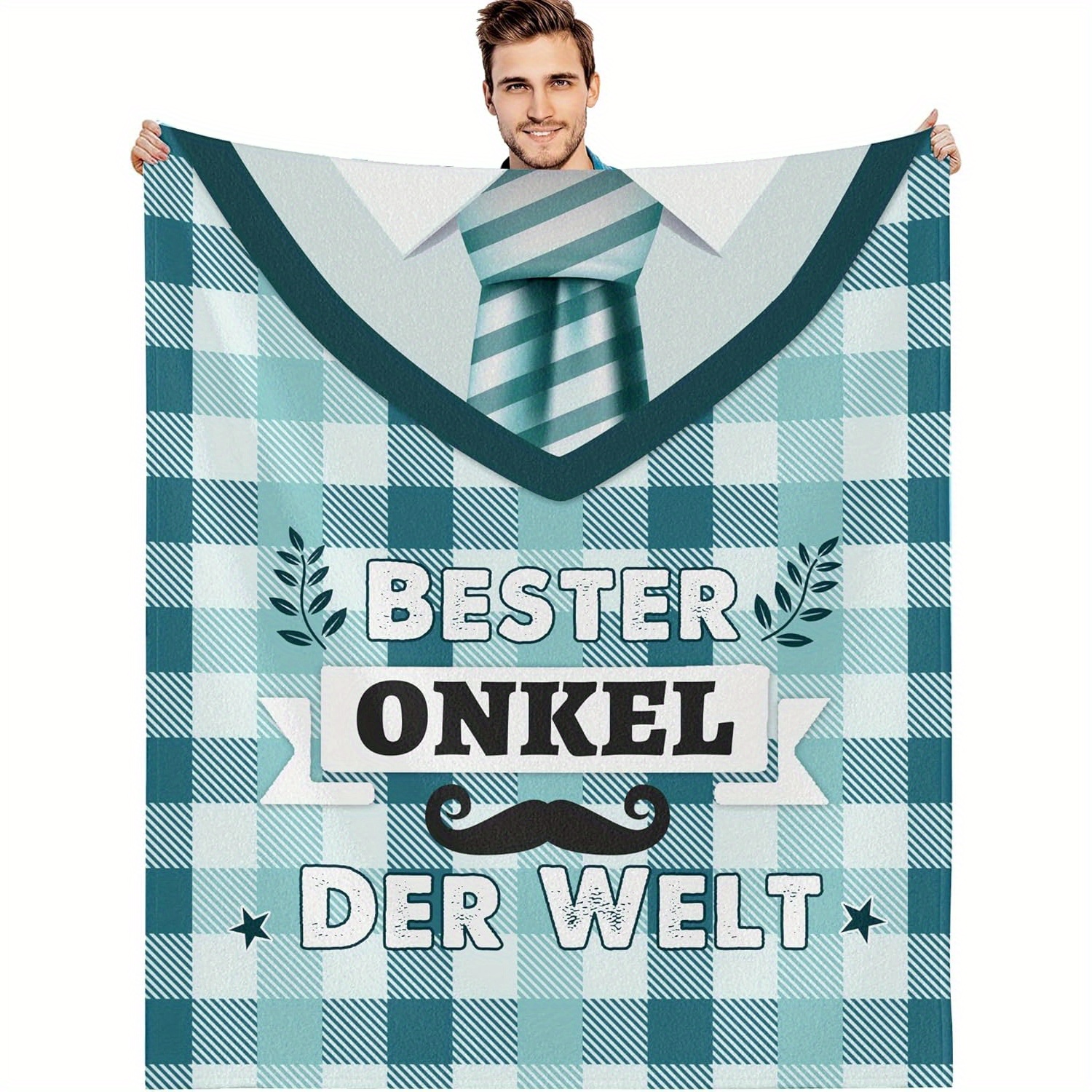 

bester Der " Personalized Blanket - For - Fleece Sofa - Washable - All - - - Knitted - - Flannel - 65" X 165" (165cm X 165cm)