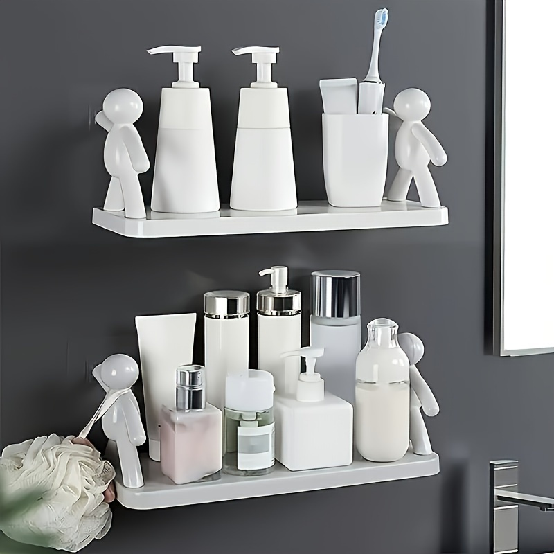 

6 -mounted Racks For Men - No Required, For Bathroom And Organizing, Makeup ,