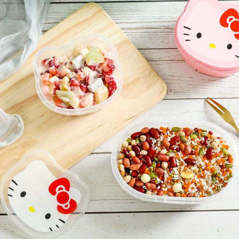 5pcs   bento box set   friends leakproof food storage containers with lids for snacks fruits and travel lunches details 1