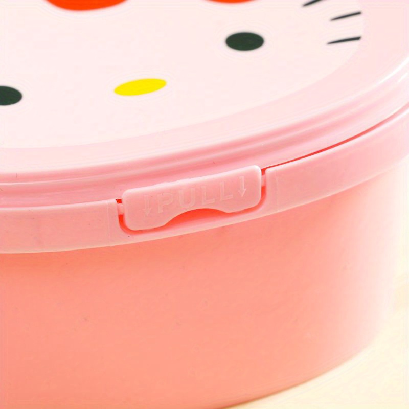 5pcs   bento box set   friends leakproof food storage containers with lids for snacks fruits and travel lunches details 4