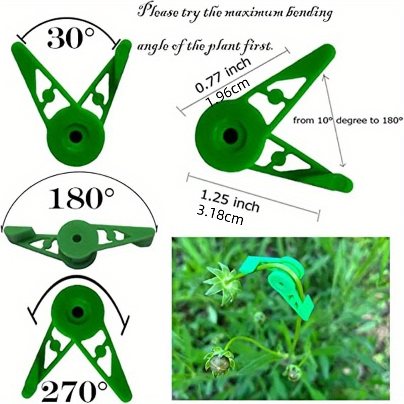 garden clips bending plant branches adjustable 360 degree - Temu