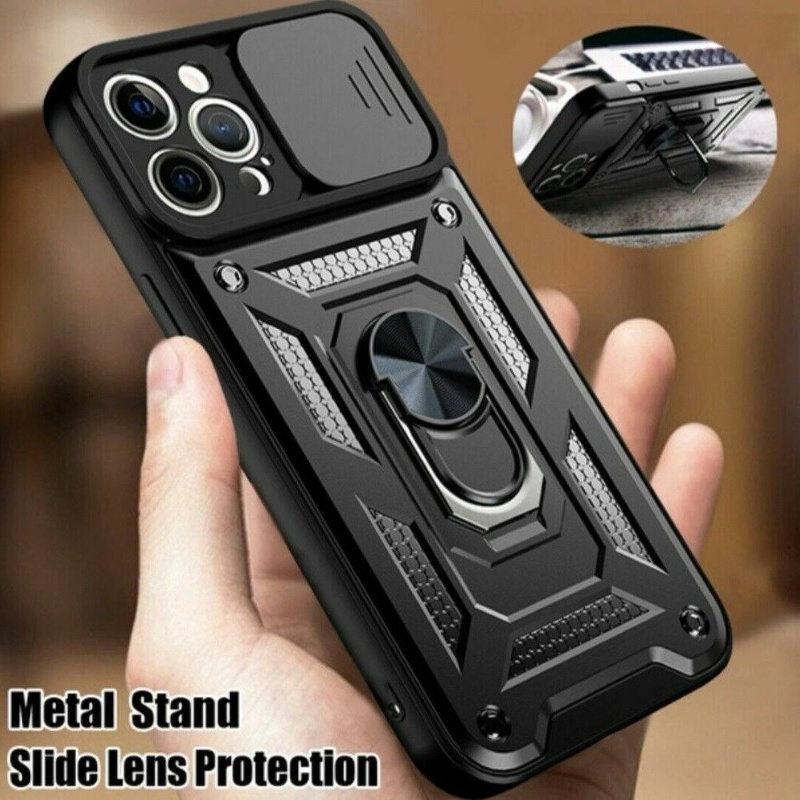 

Luxury Shockproof 360 Ring Stand Armor Case For Iphone16 15 14 11 / Mini 8 7 Plus Xs Max Xr Back Cover