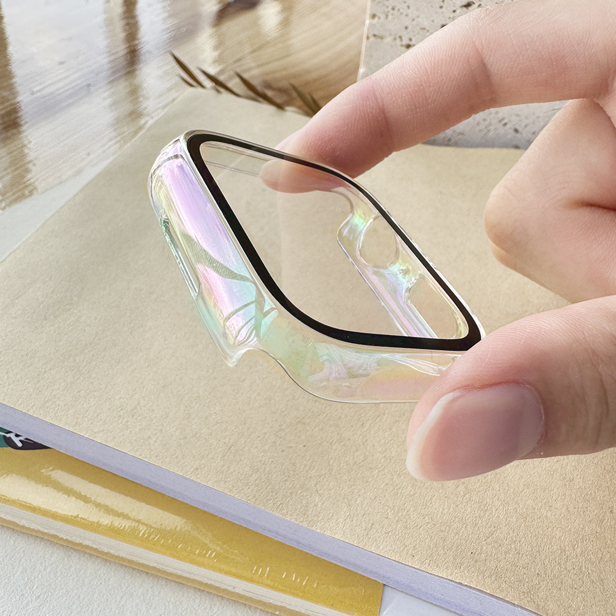 iridescent gradient pc hard case watch Temu