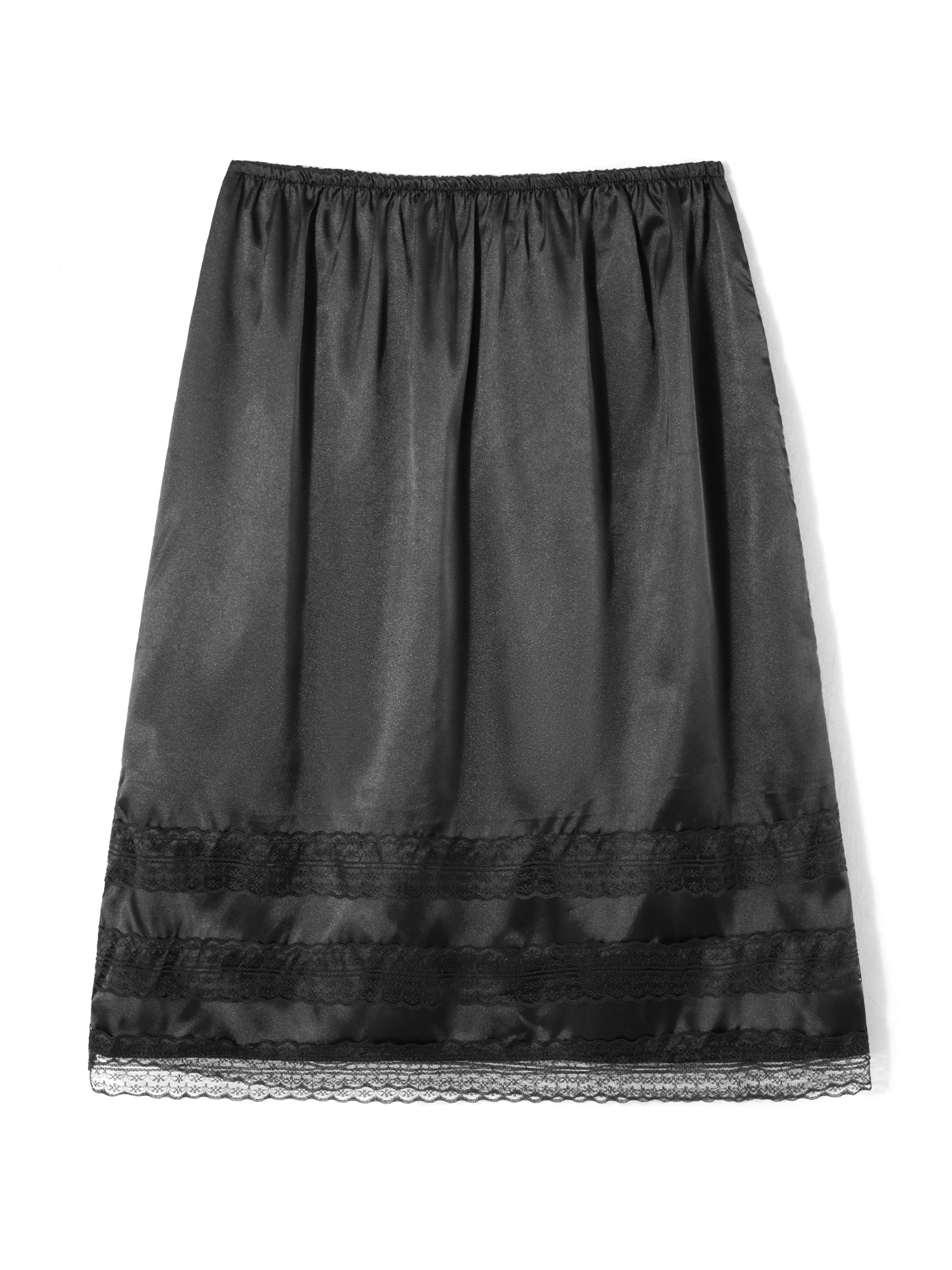 Vintage Slip Underneath Skirt *-Trimmed Half Slip For Women Anti