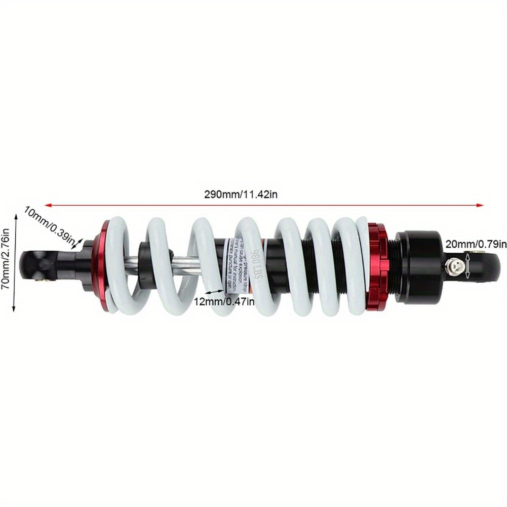Pit Bike Shock Rear Shock Dirt Bike Rear Shock Adjust Temu