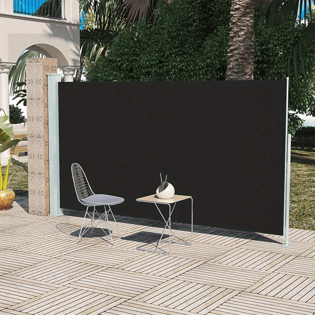 

Side Awning Extendable 160x300 Cm Black