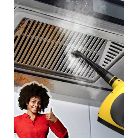 Handheld Steam Cleaner For Home With 12 Accessory Kit, Multipurpose Portable Upholstery Steamer Cleaning With Safety Lock To Remove Grease, Grime, And More