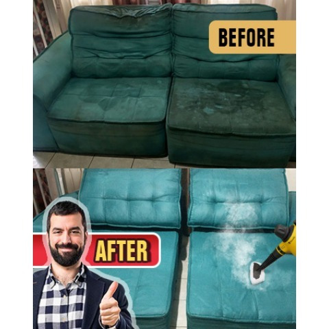 Handheld Steam Cleaner For Home With 12 Accessory Kit, Multipurpose Portable Upholstery Steamer Cleaning With Safety Lock To Remove Grease, Grime, And More