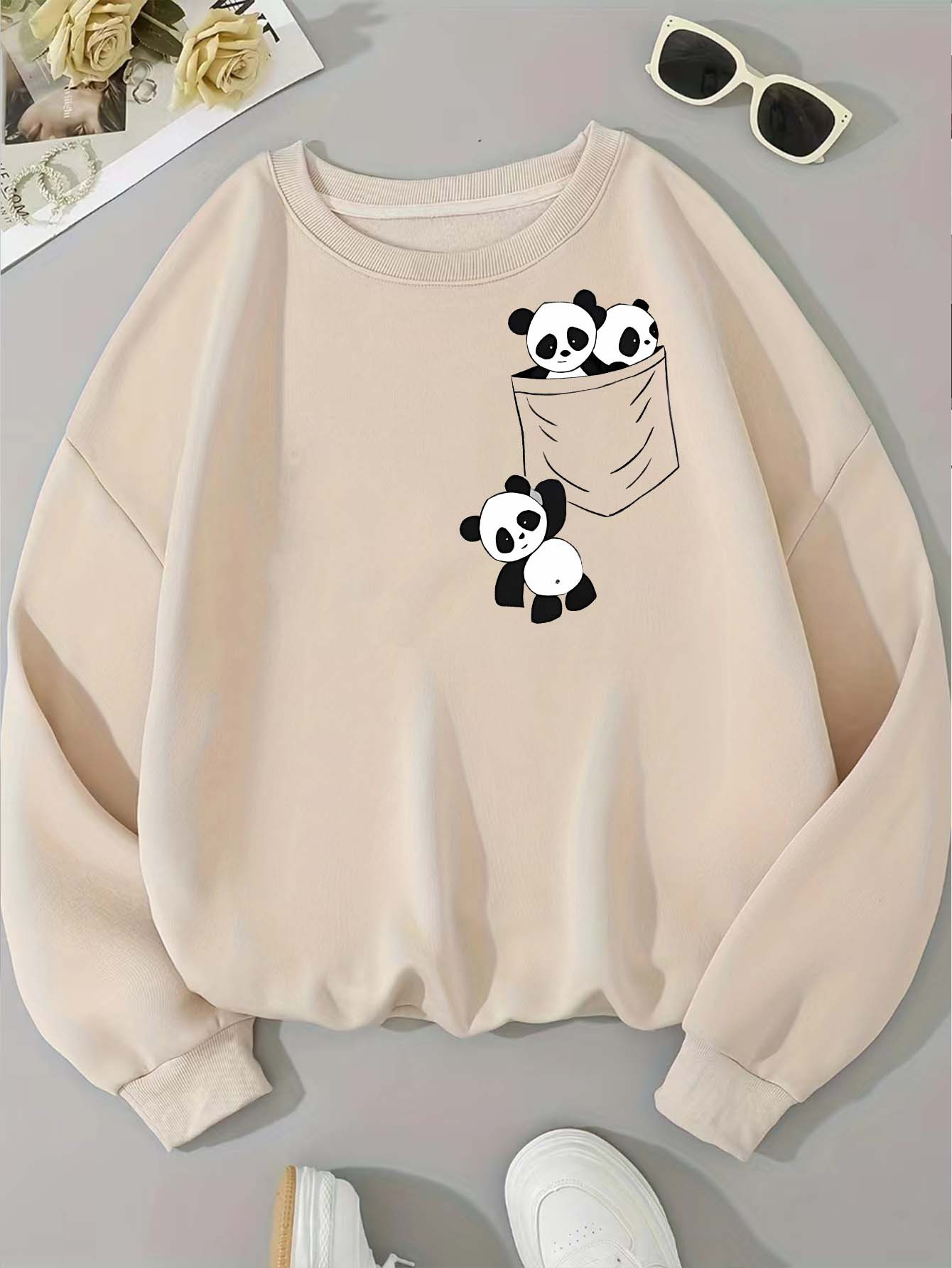 panda sweater sold on Temu United States