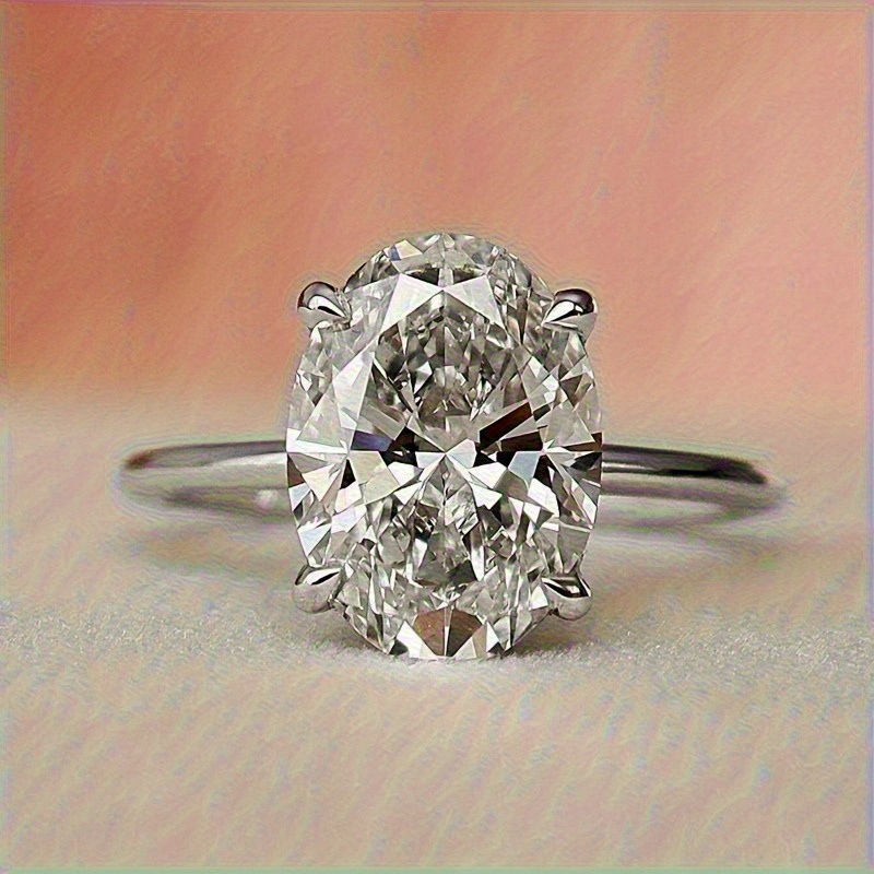 

1-3ct Moissanite Engagement , For Weddings & , 925 Silvery 18k Plating