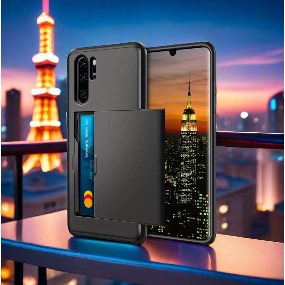 

For Armor Case For Huawei P30 P30pro Funda Coque Card Slot Cover