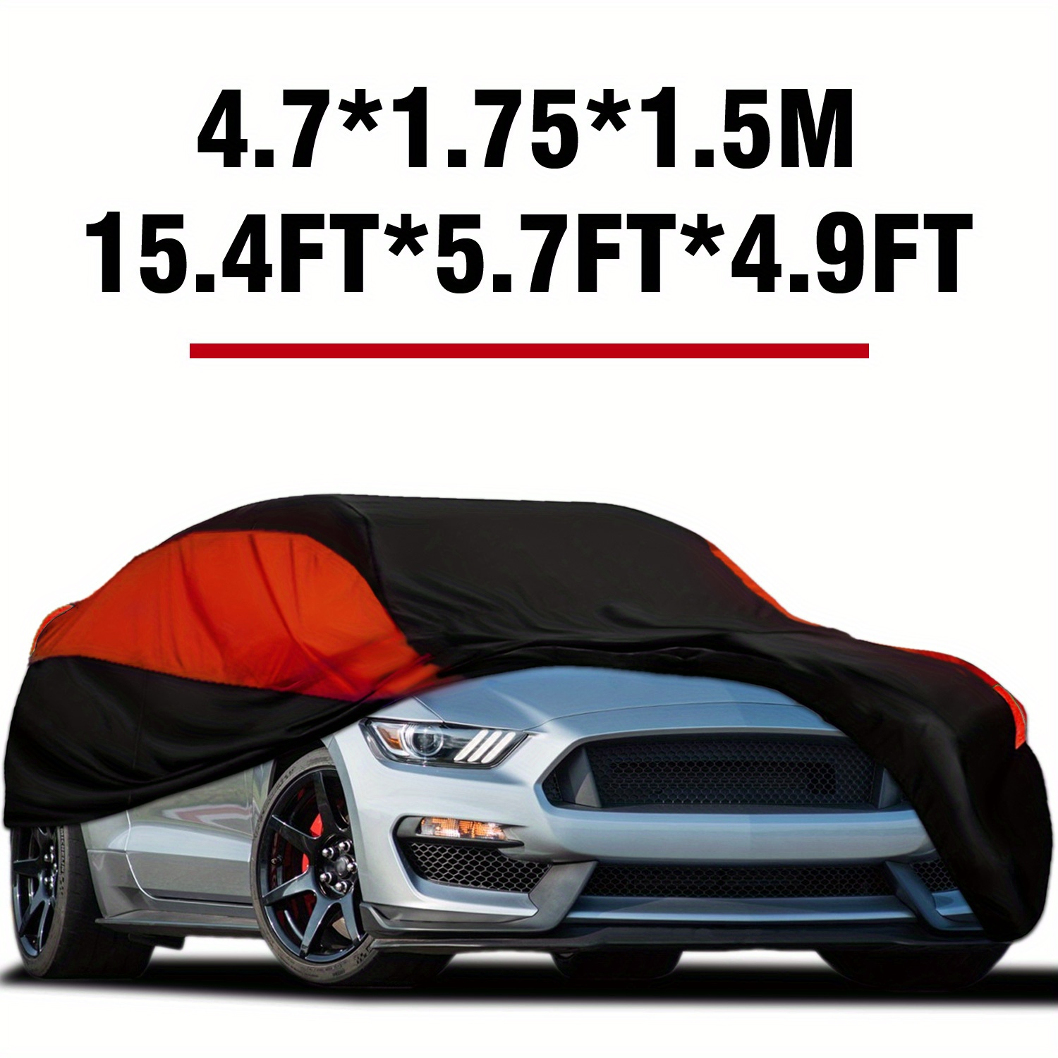 TEMU L/ Xl/ Xxl Full Cover For Sedans, Protects From Uv, Dust, Rain, Made With Durable Material