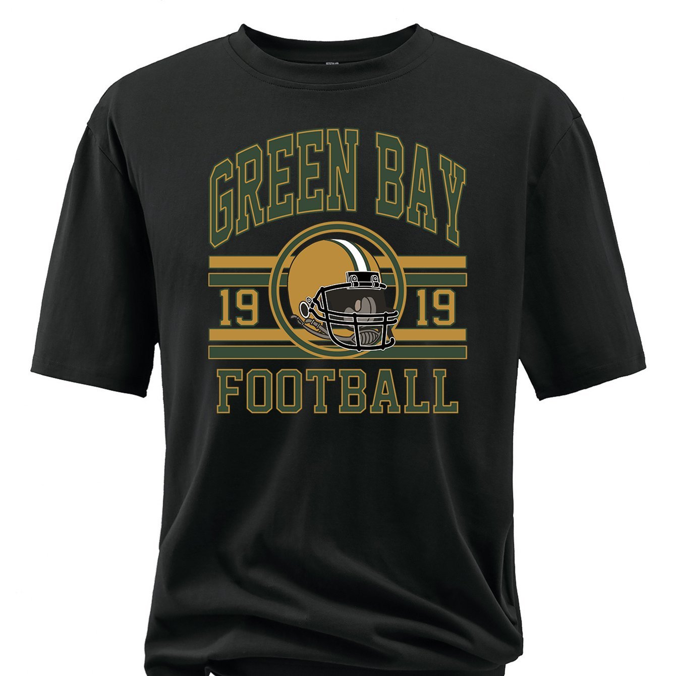 

Large Football Printed T-shirt, Men's Casual And Comfortable T-shirt, Fashionable Summer Short-sleeved Shirt
