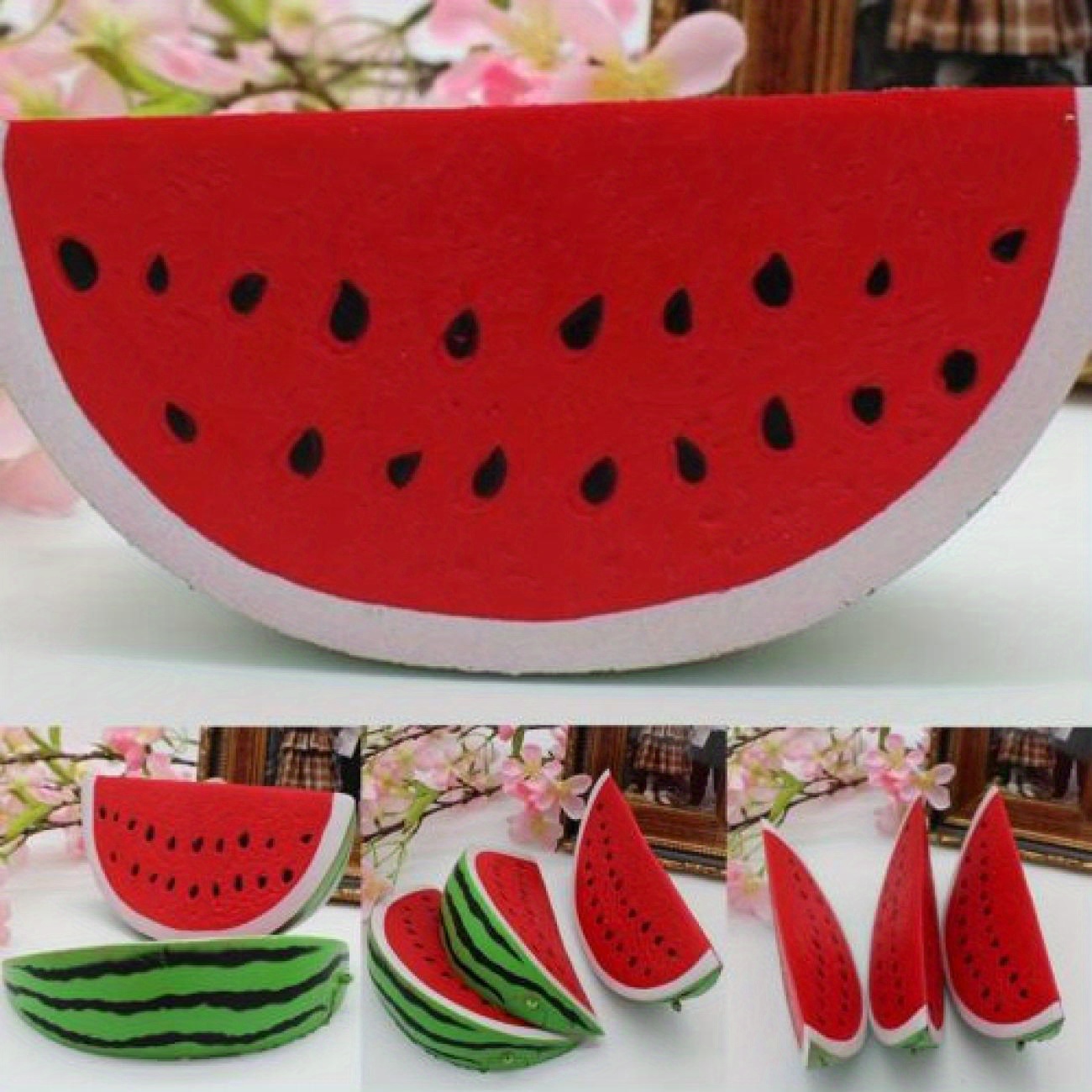 

Simulation Watermelon Toy Daily Wear Resistant Soft Toy