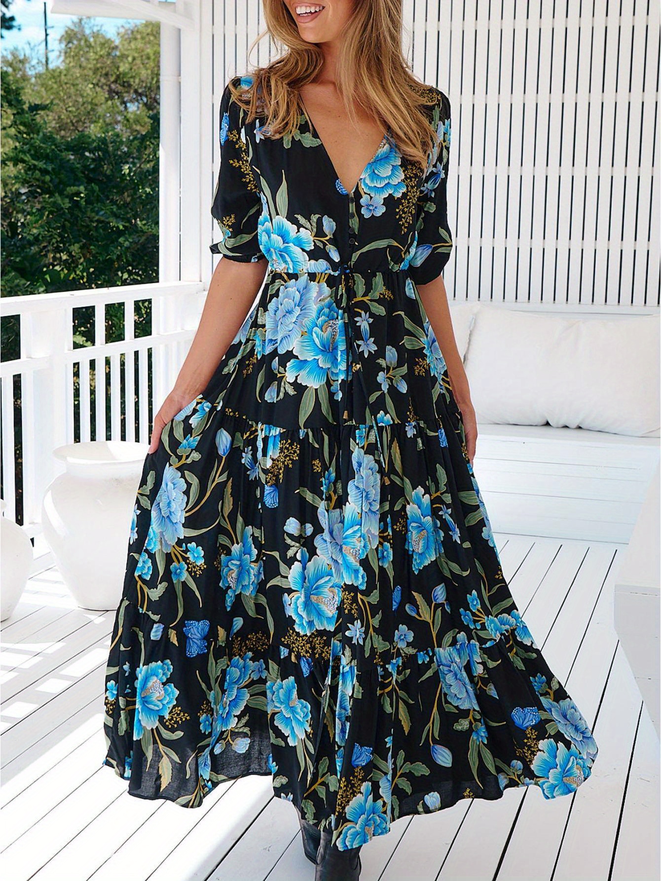 green emerald velvet dress Petal and Pup Women's Bloom Strapless Maxi Dress