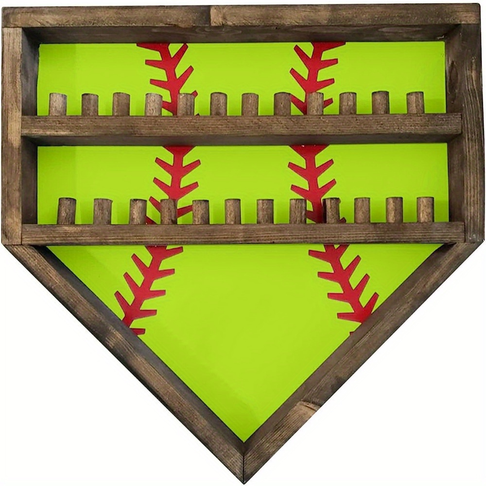 

Baseball Rings And Medals Display Stand - Wooden Baseball Storage, Storage Bins For , Baskets, Bins & Containers For