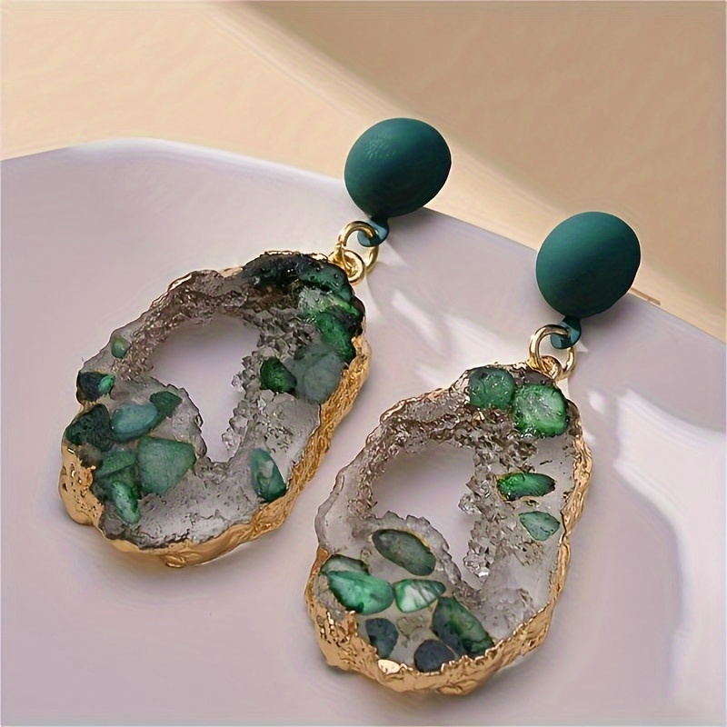 TEMU A Pair Of Style Pendant Earrings With Irregular Design And Party Accessories Ladies Jewelry Gifts To Female