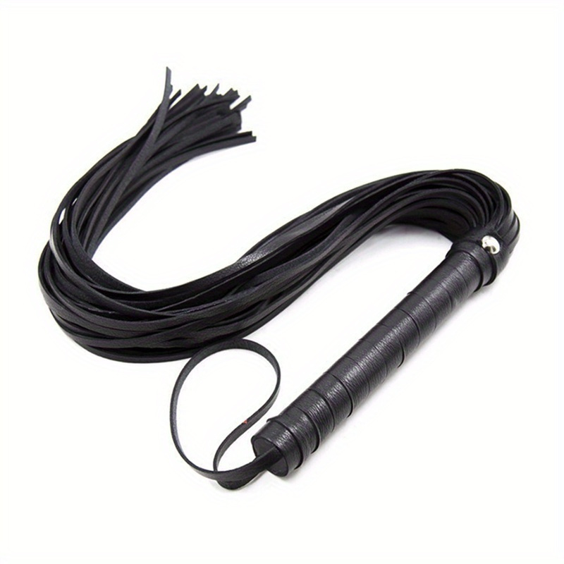 

High-quality Synthetic Leather Riding Crop - Equestrian Sports Essential, Comfort-grip Horse Whip For Training And Racing