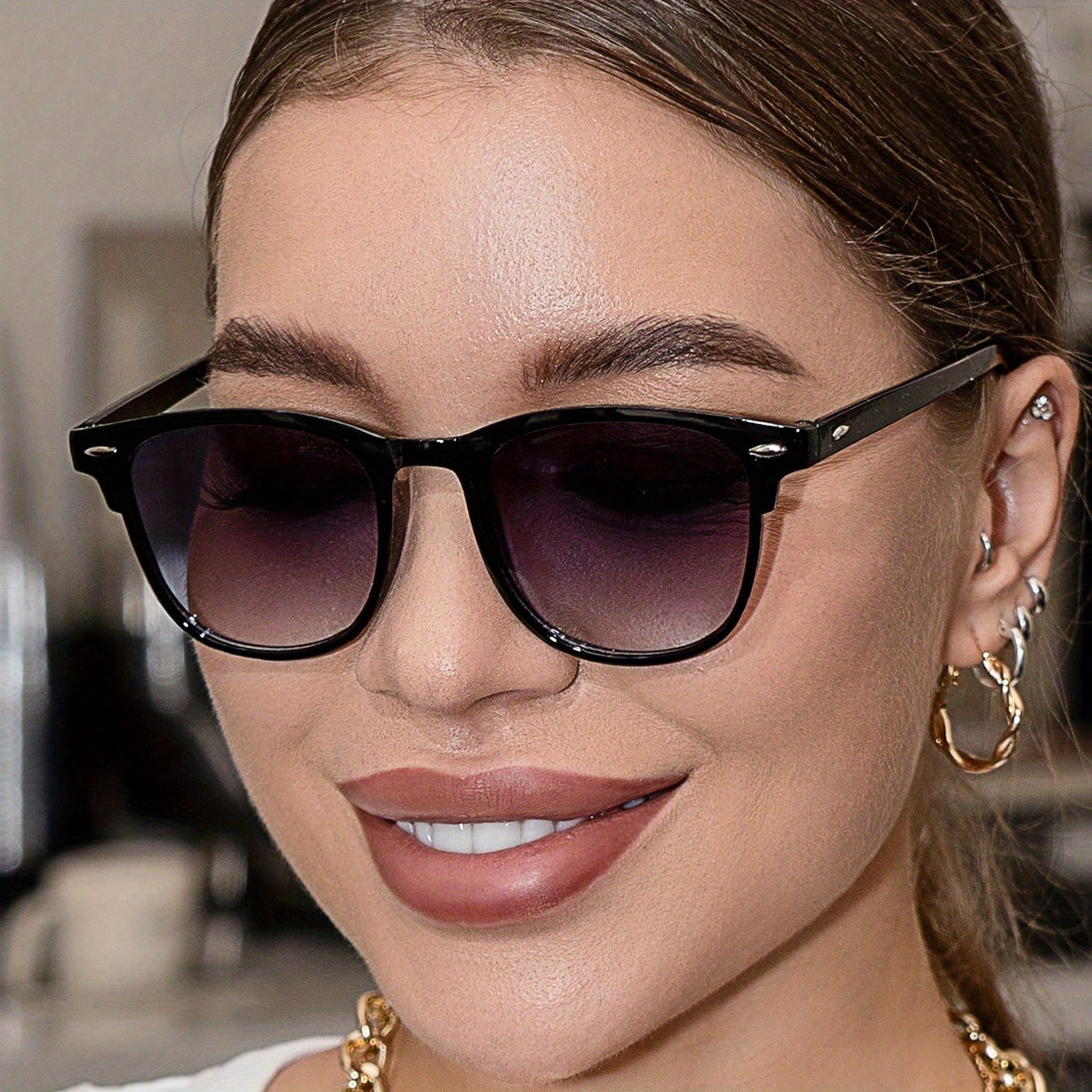 

Classic Fashion Glasses For - , Durable Plastic Frame, Beach & Outdoor Activities