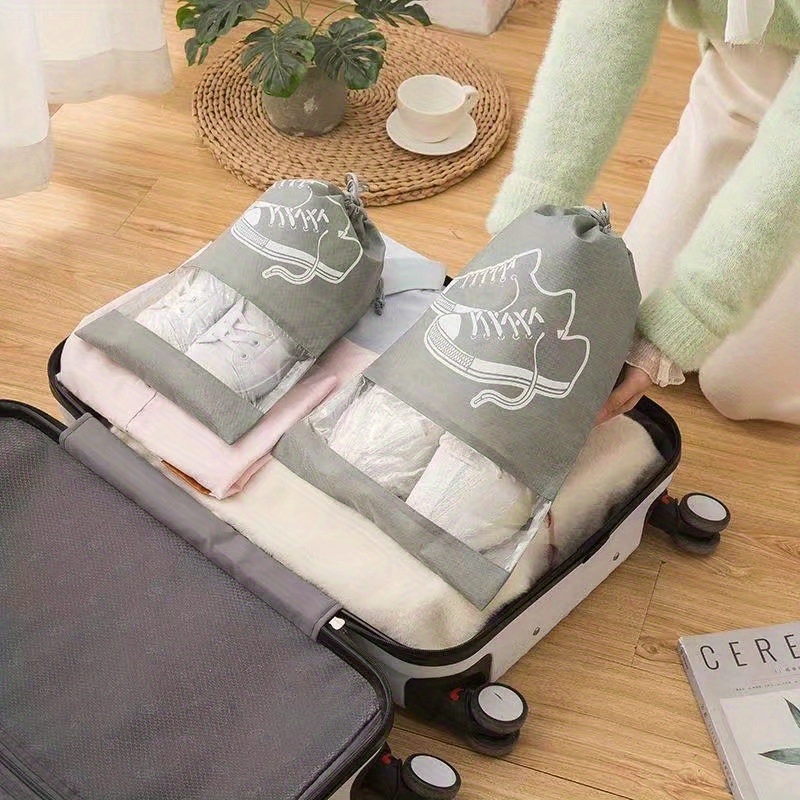 15er Schuhbeutel Set – Wasserabweisend, Staubdicht, Mit Zugband, Für Reise & Aufbewahrung