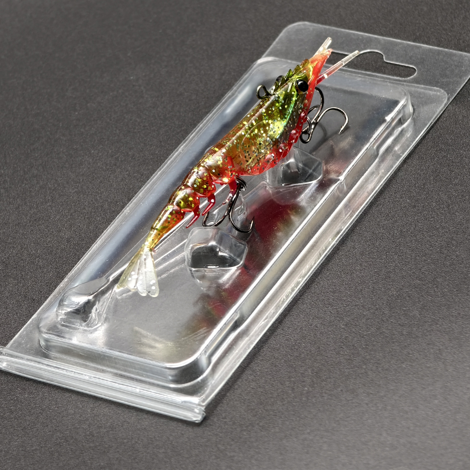 Anfs 1pc Realistic Shrimp Fishing Lures Multi-jointed Softbait Artificial Bait For Saltwater And Freshwater