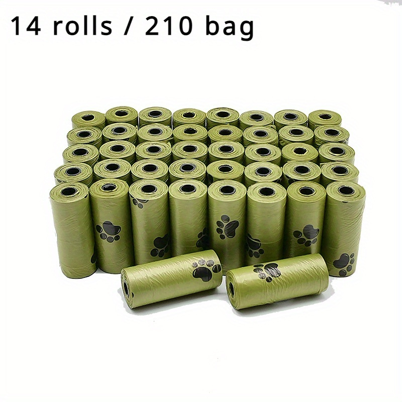 

14 Rolls/210 Bag Extra Thick Lavender Scented Dog Waste Bags, Leak Proof & Strong Dog Waste Bags