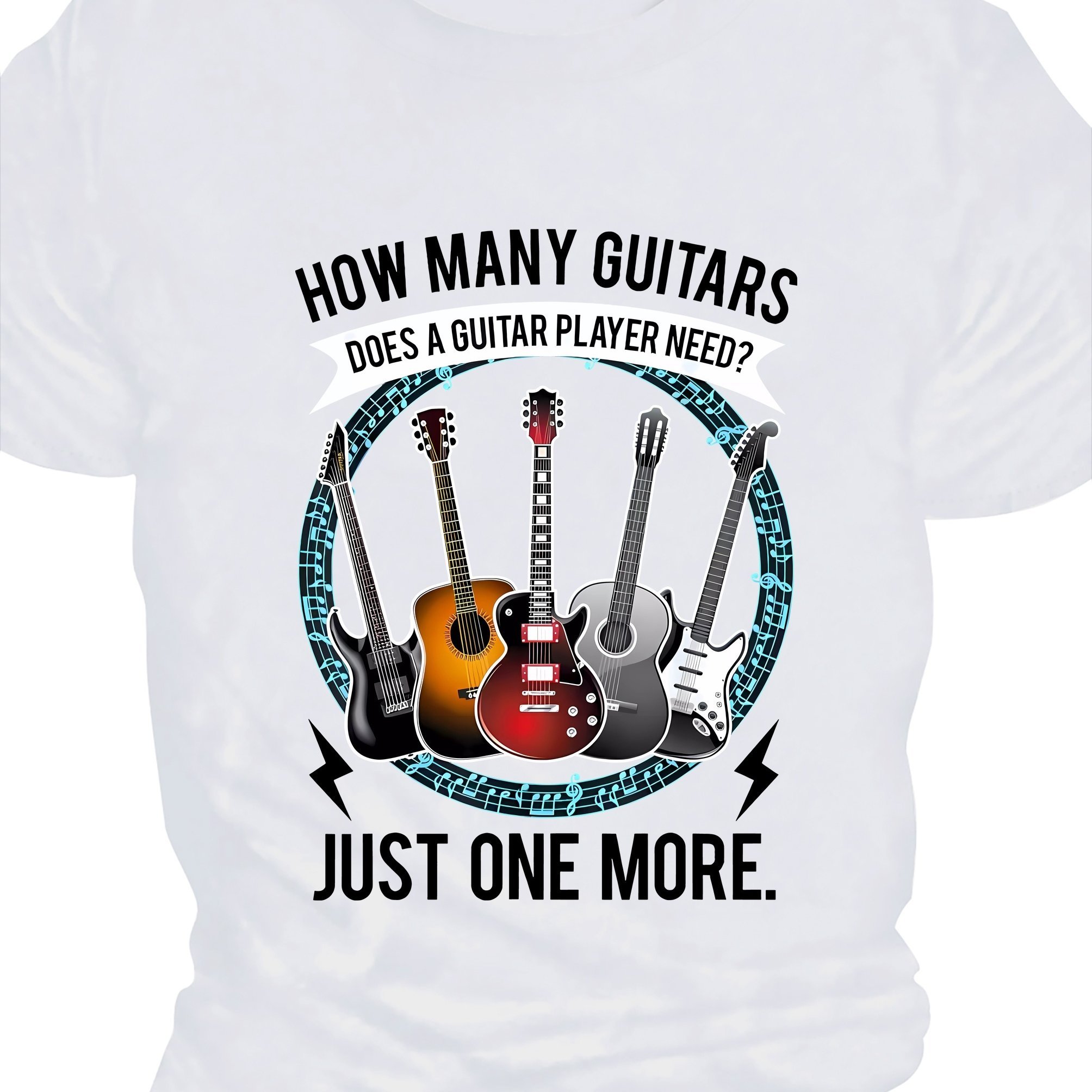 

Men's Large T-shirt, Guitar Print Short-sleeved T-shirt, Big And Tall Men's, Outdoor Sports Jacket