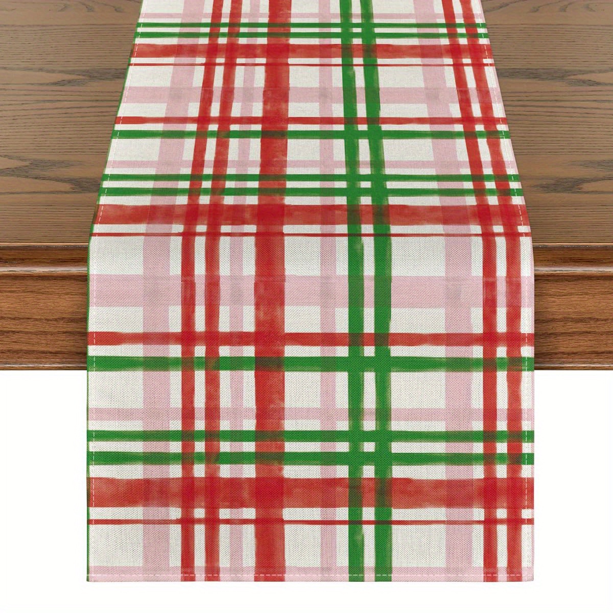 

Christmas Table - Red & , Polyester For Dining & , For
