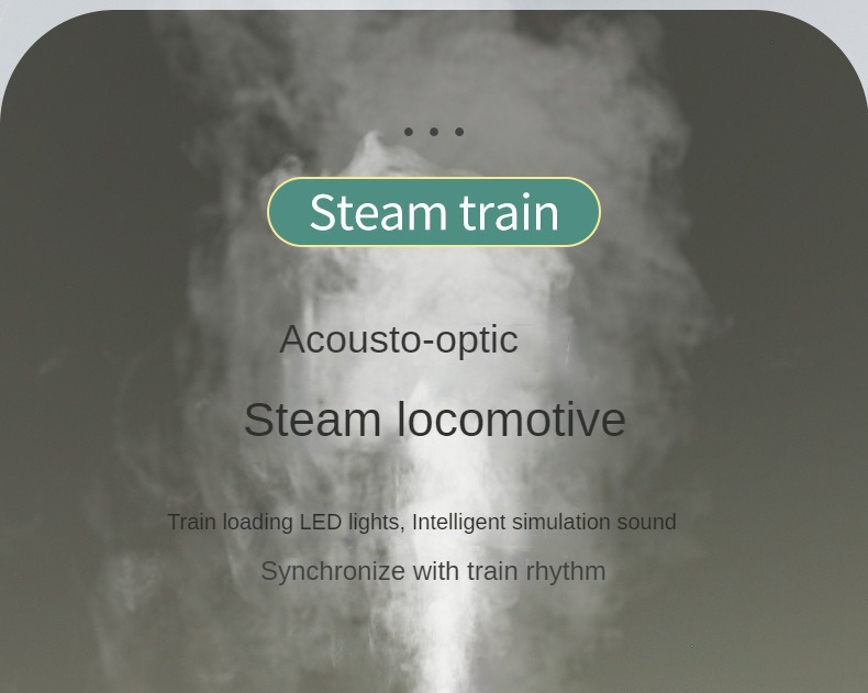 Hot Sale Simulation Retro Train Set, Super Endurance Toys with Steam Locomotives, Wagons and Tracks, Trains with Realistic Smoke, Sounds and Lights, Christmas Train Toy Gifts for Kids 3 4 5 6 7 8 +