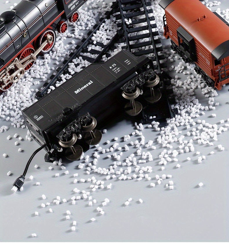 Hot Sale Simulation Retro Train Set, Super Endurance Toys with Steam Locomotives, Wagons and Tracks, Trains with Realistic Smoke, Sounds and Lights, Christmas Train Toy Gifts for Kids 3 4 5 6 7 8 +