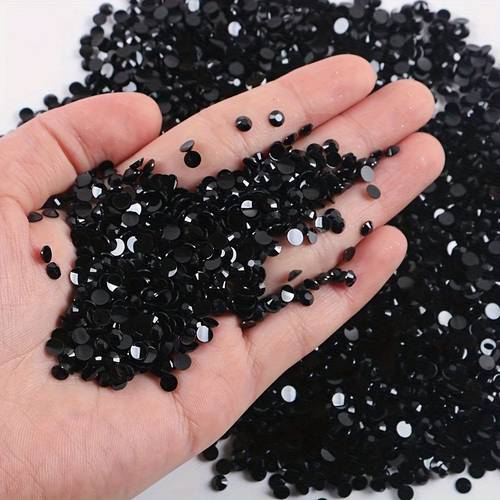6000pcs 3mm flat jelly resin rhinestones for mugs bottles glasses costumes mobile phone cases manicure loose sparkling patches decors accessories