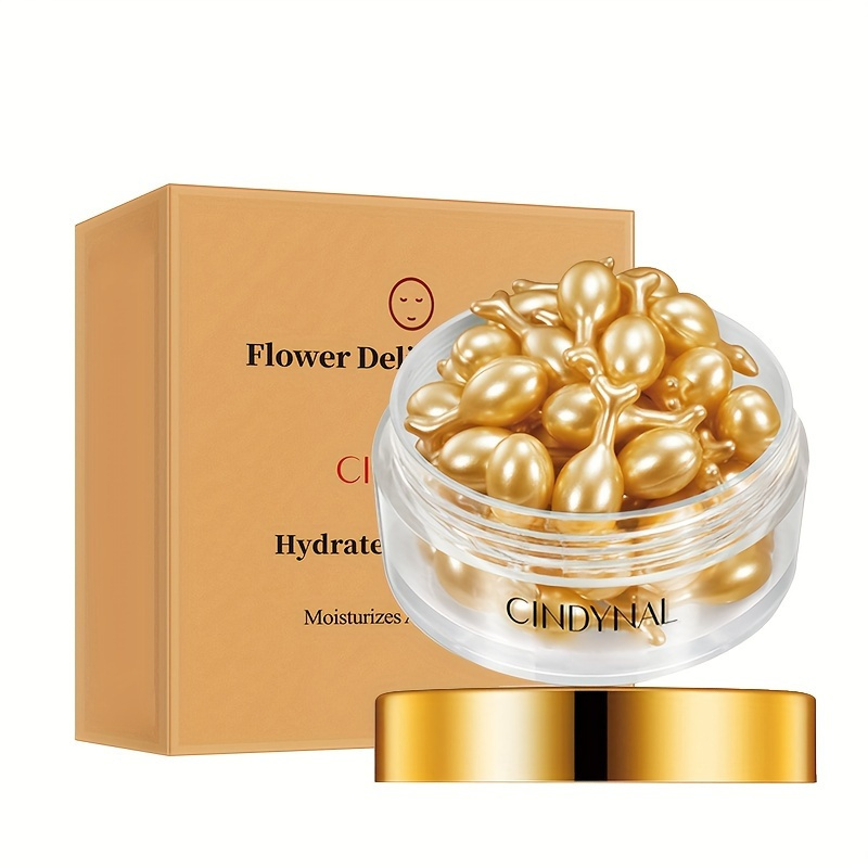 30pcs korean skin care serum capsules reduce fine lines hydrate firm lift moisturizing wrinkle for all skin types hypoallergenic face use womens personal care travel friendly dropper details 6