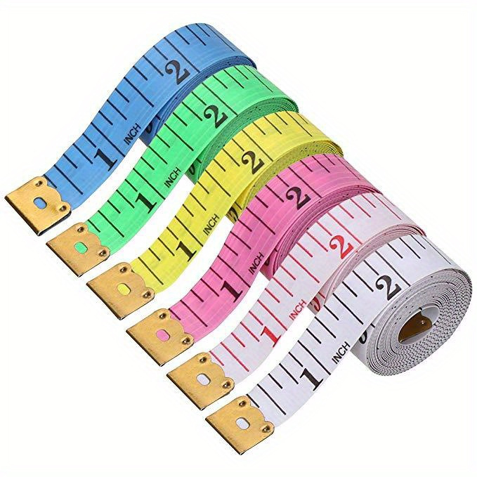 2pcs Soft Measuring Tape For Body 60 Inch 150cm Dual Sided With Inches ...